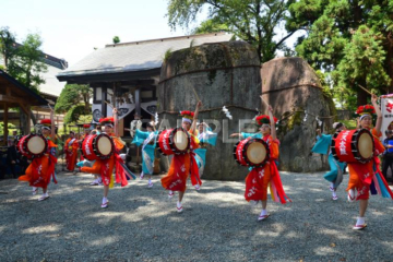 598 Morioka City_Mitsuishi Shrine Sansa Odori dedication_(Summer)