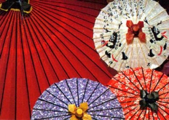 하나마키 우산(일본 우산) 타키다 공예