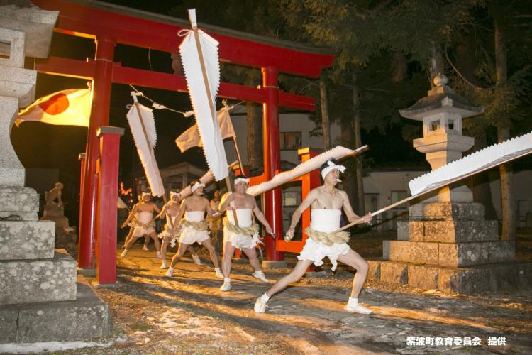 志和八幡宮 五元日祭 裸参り