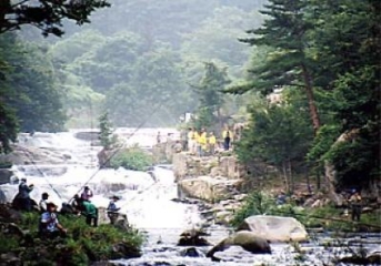 Seven waterfalls of Okawa