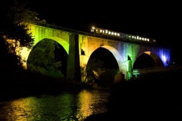 Megane Bridge light up