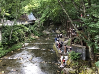 Ryusendo Cave Shimizu River Mountain Stream Fishing Festival