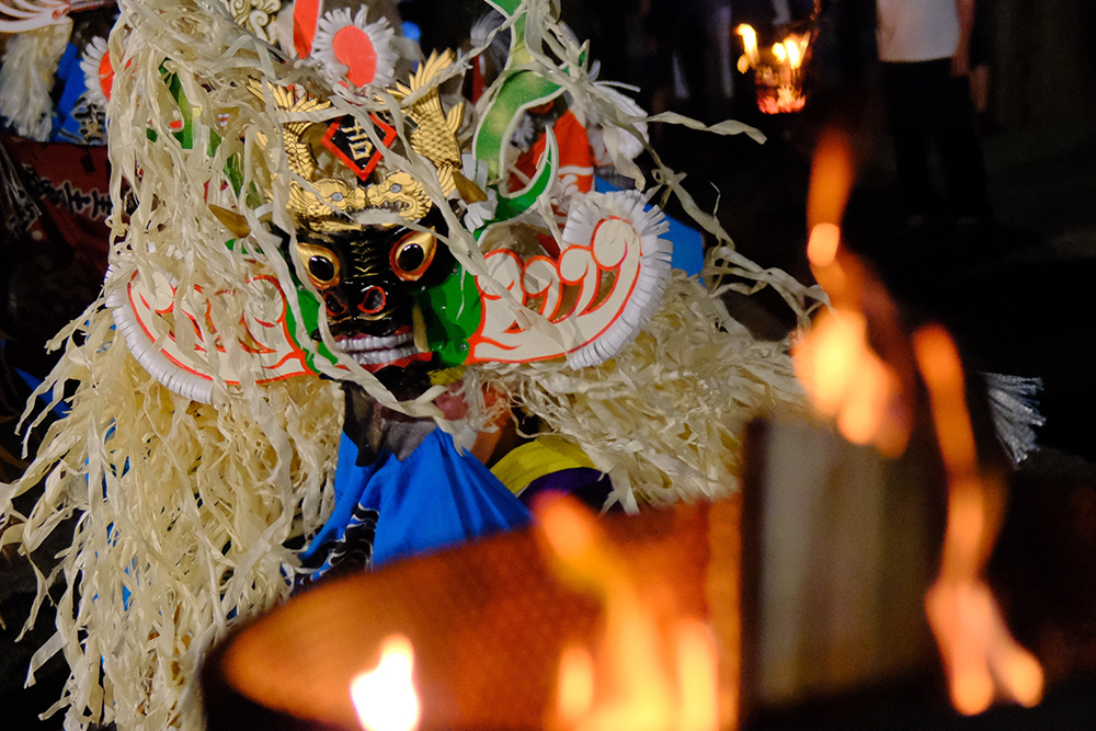 三陸大槌町郷土芸能かがり火の舞1